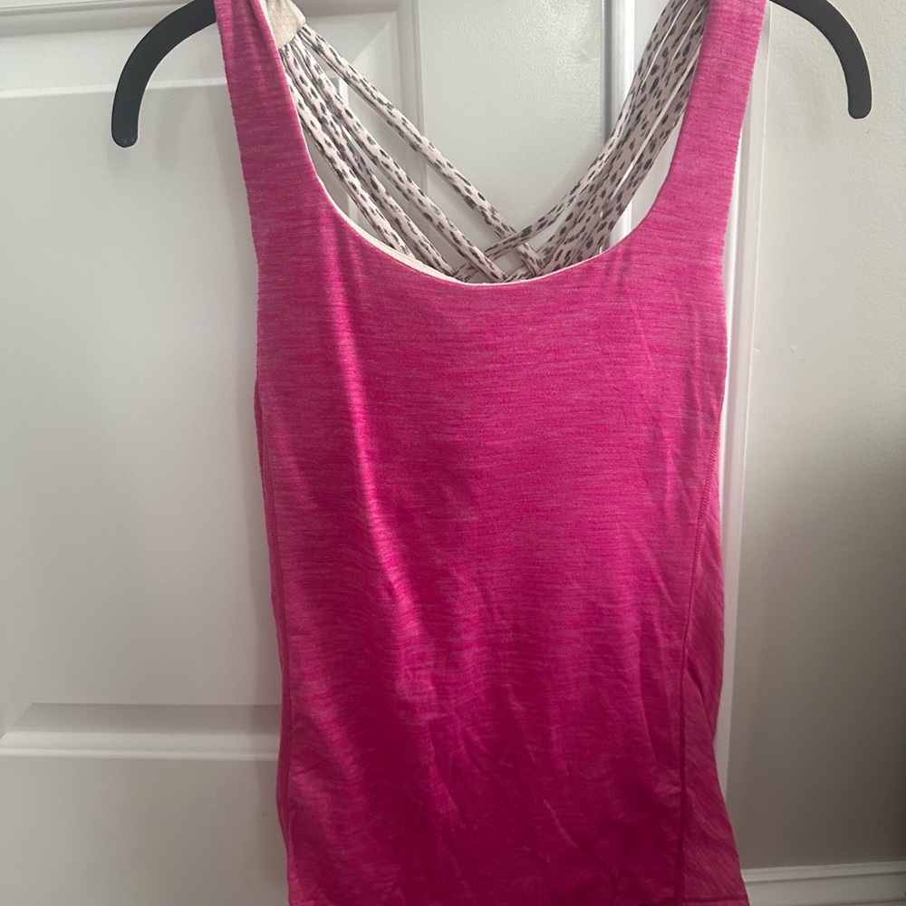 Lululemon open back workout tank